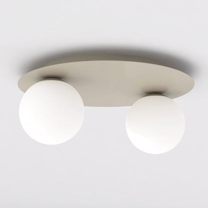 Solar 2 ceiling lamp mocha/opal