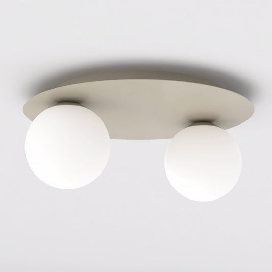 Solar 2 ceiling lamp mocha/opal