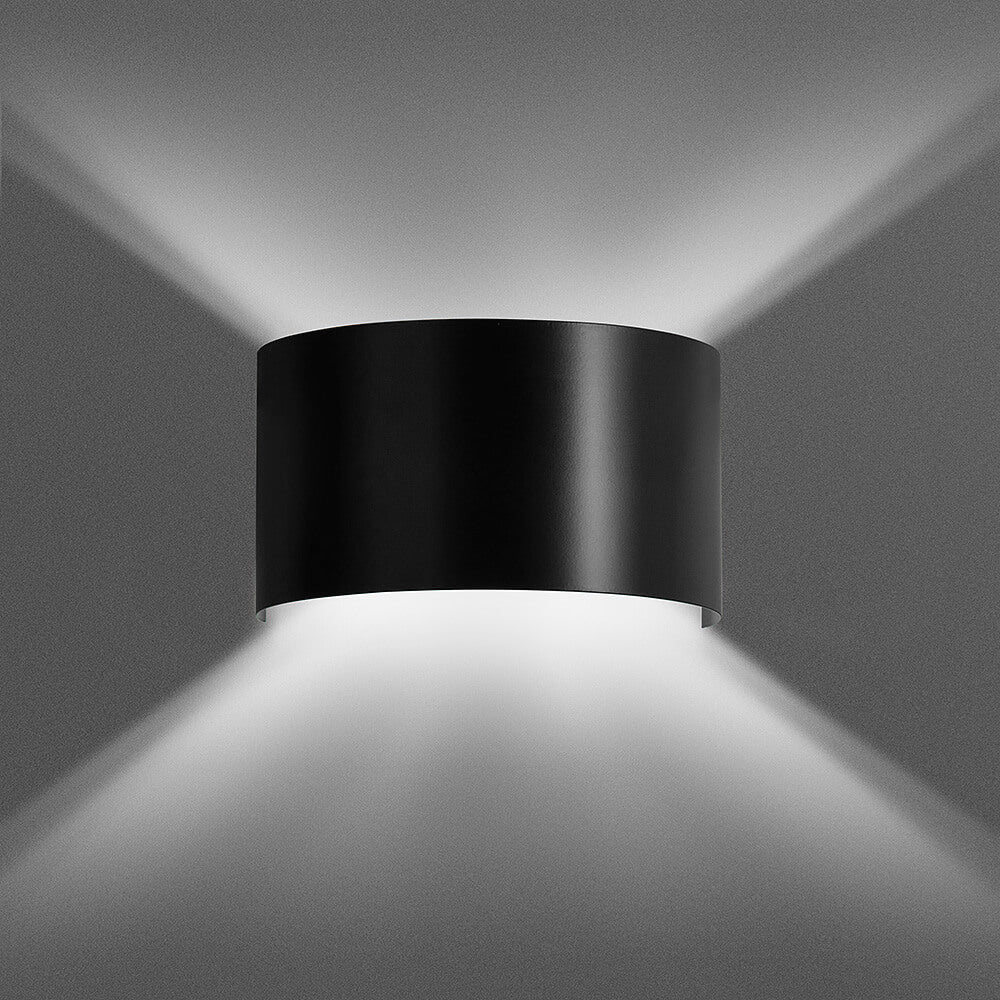 Fold wall lamp black