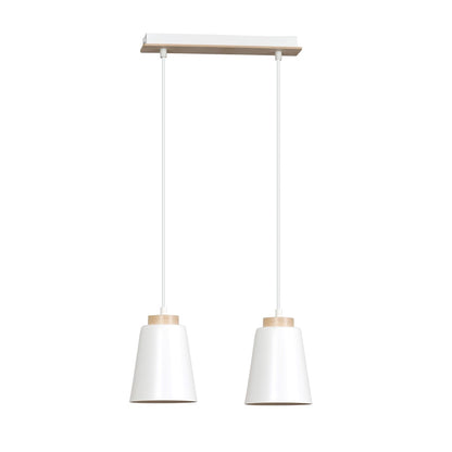 Bolero 2 pendant light white