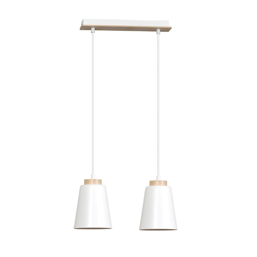 Bolero 2 pendant light white