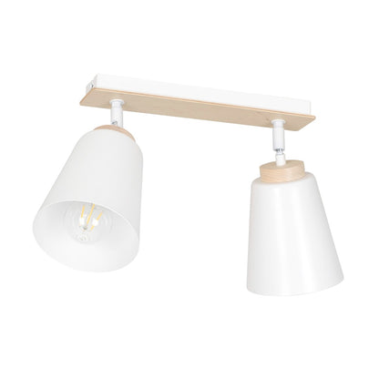 Atlas 2 ceiling spotlight white