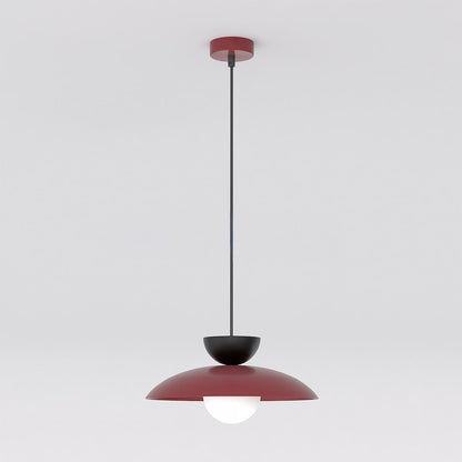 Mulan 1 pendant light burgundy/black