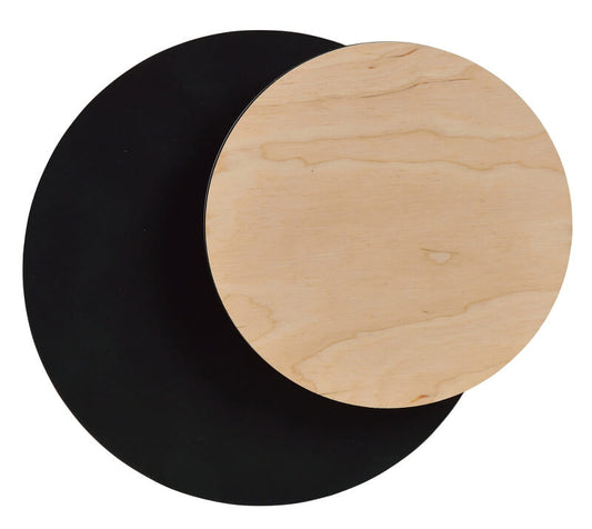 Circle 1a wall lamp black