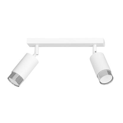 Hiro 2 ceiling spotlight white/chrome