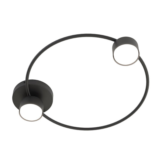 Lucio 2 ceiling lamp black