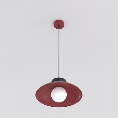 Mulan 1 pendant light burgundy/black