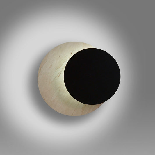 Circle 1b wall lamp black