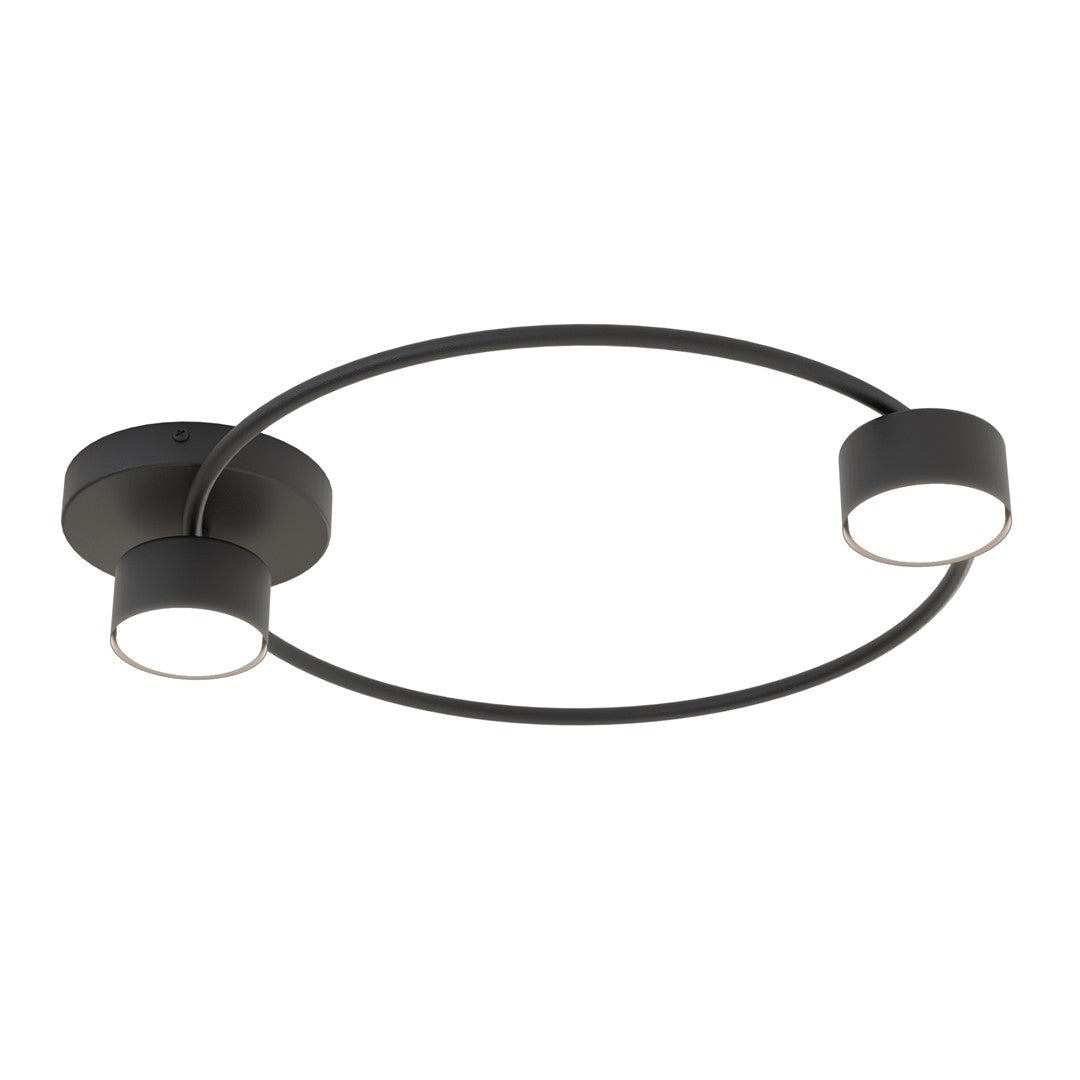 Lucio 2 ceiling lamp black