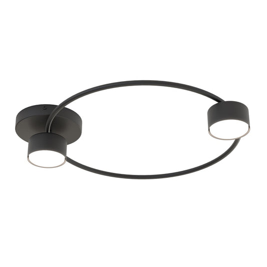 Lucio 2 ceiling lamp black