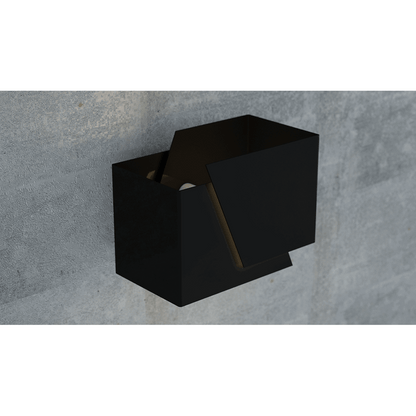 Frost wall lamp black