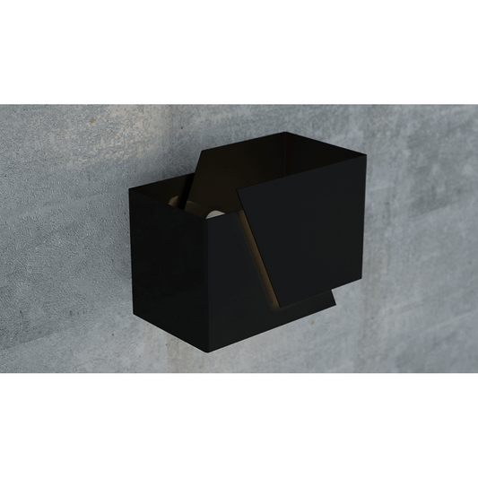Frost wall lamp black