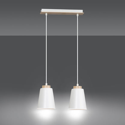 Bolero 2 pendant light white