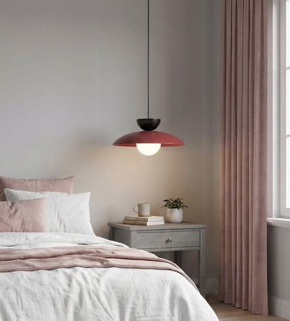 Mulan 1 pendant light burgundy/black