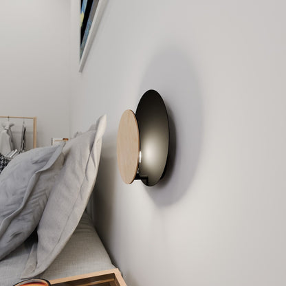 Circle 1a wall lamp black