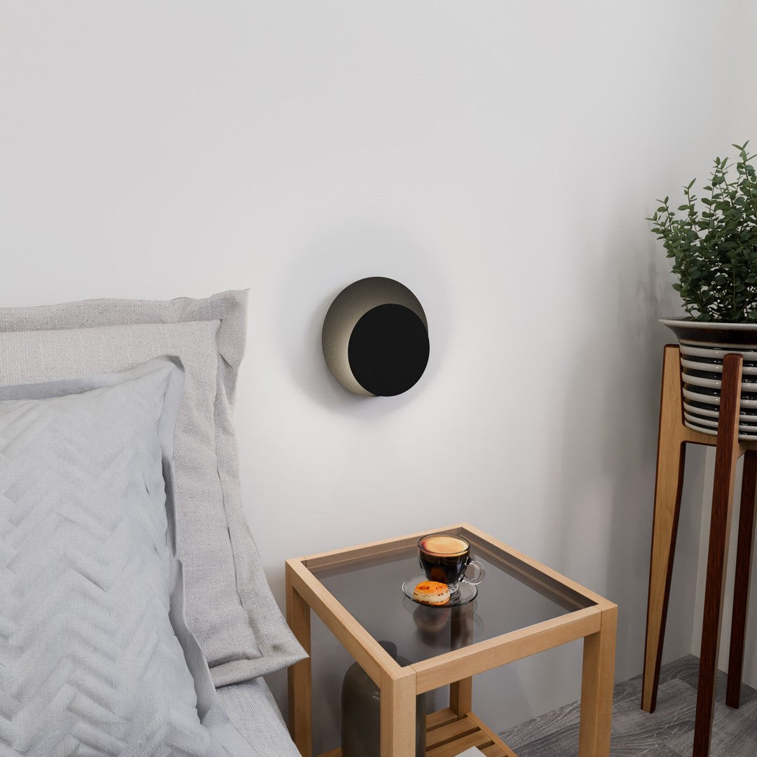 Circle 1c wall lamp black