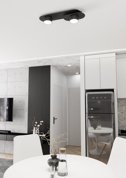 Stilo 2 ceiling lamp black