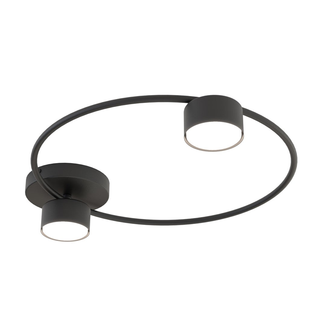 Lucio 2 ceiling lamp black