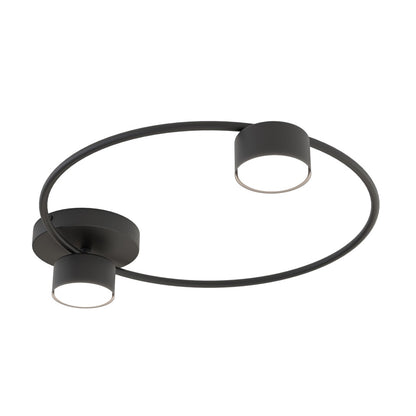 Lucio 2 ceiling lamp black