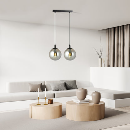 Cosmo 2 pendant light black/graphite
