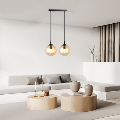 Cosmo 2 pendant light amber