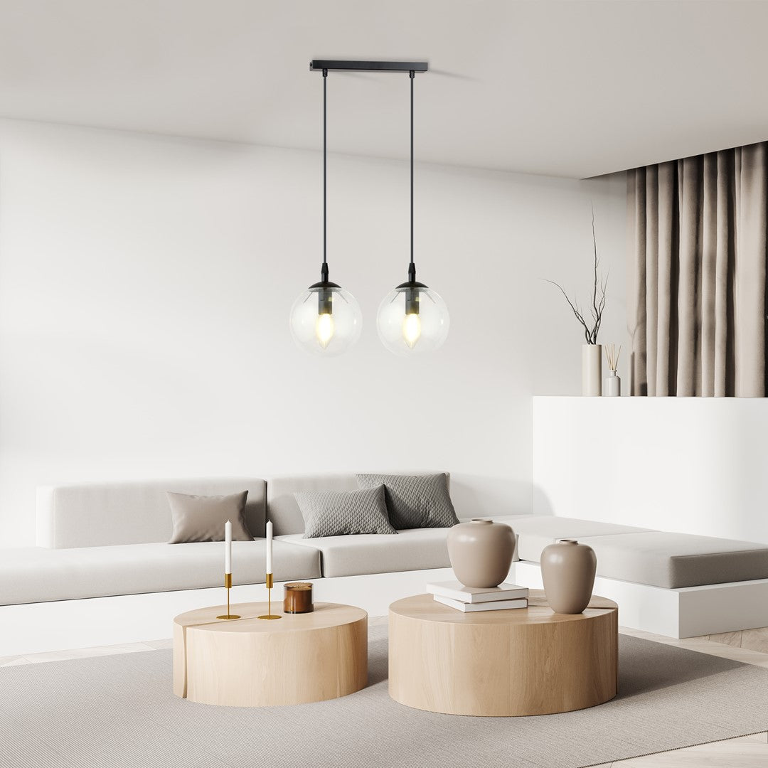 Cosmo 2 pendant light clear