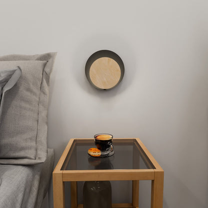 Circle 1a wall lamp black