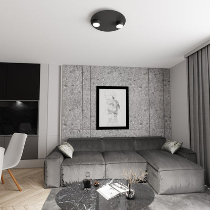 Bolx 2 ceiling lamp black