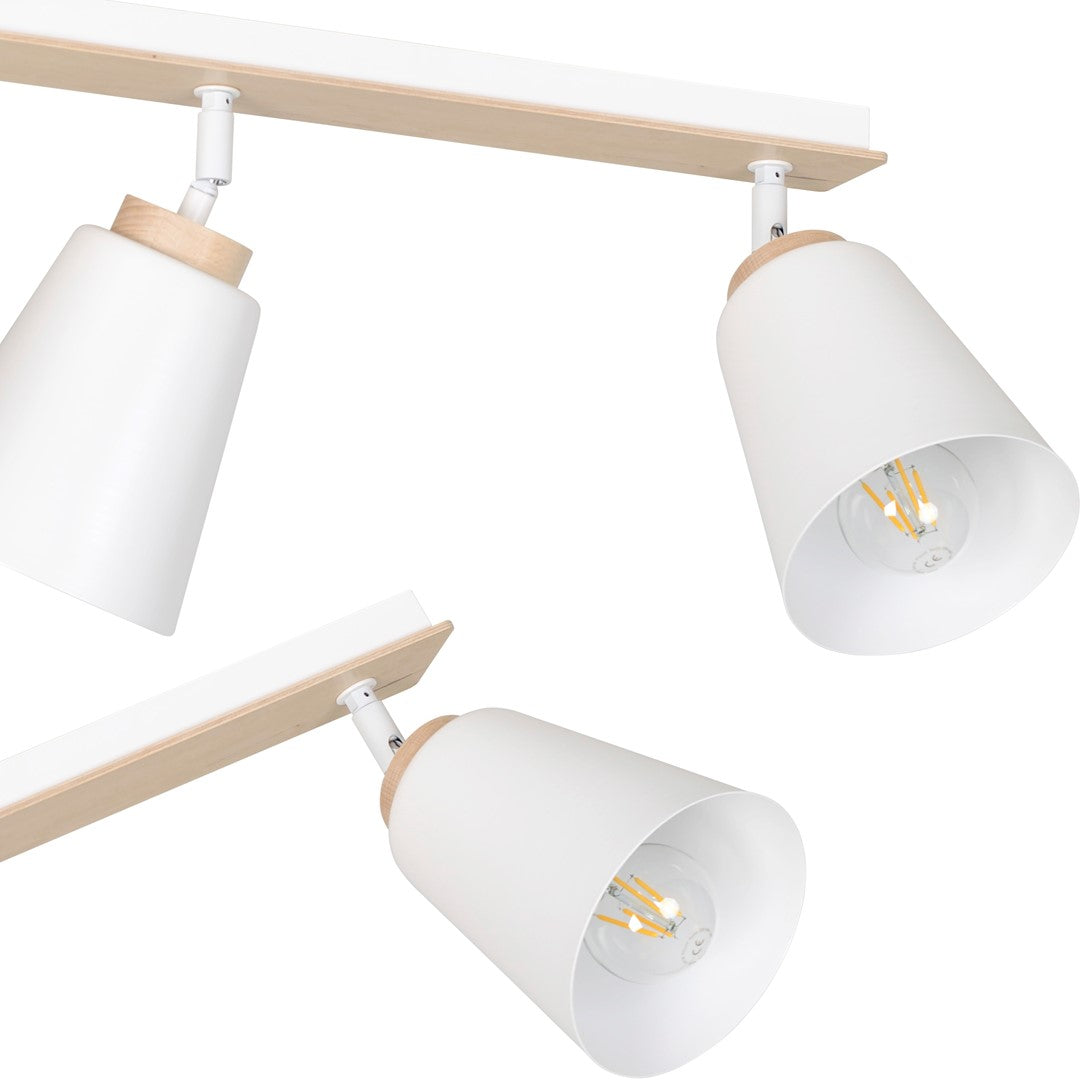 Atlas 2 ceiling spotlight white