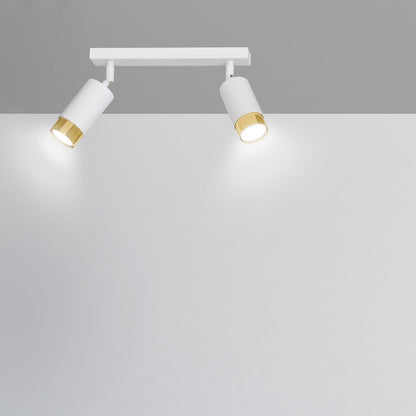 Hiro 2 ceiling spotlight white/gold