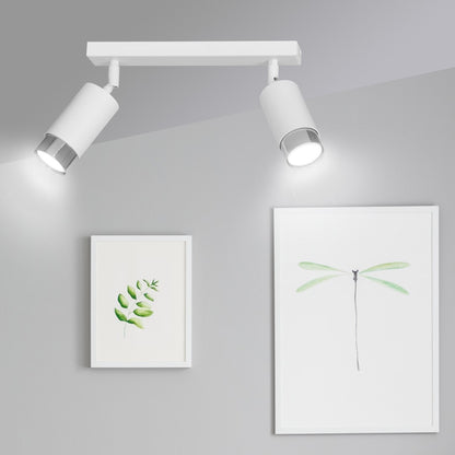 Hiro 2 ceiling spotlight white/chrome