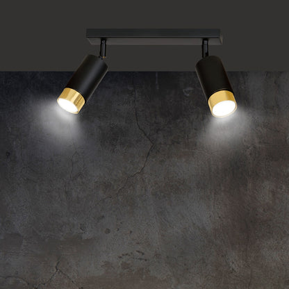 Hiro 2 ceiling spotlight black/gold