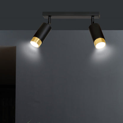 Hiro 2 ceiling spotlight black/gold