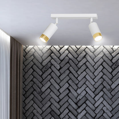 Hiro 2 ceiling spotlight white/gold