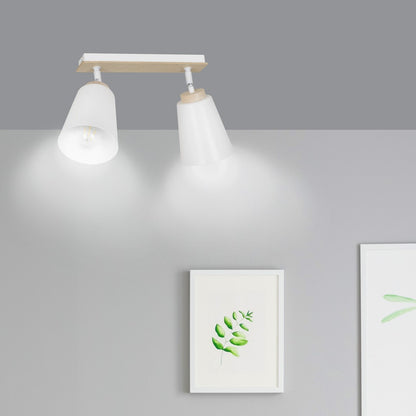 Atlas 2 ceiling spotlight white