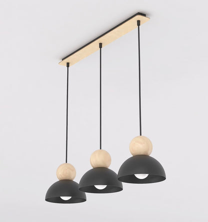 Kaki 3 ceiling lamp black
