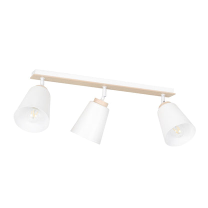 Atlas 3 ceiling spotlight white