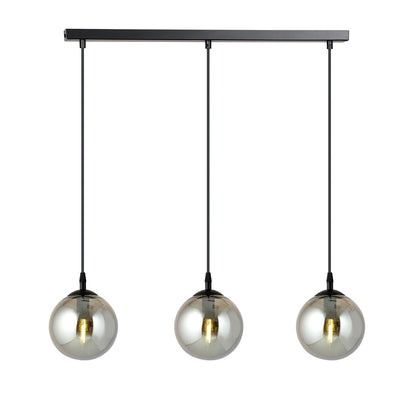 Cosmo 3 pendant light black/graphite