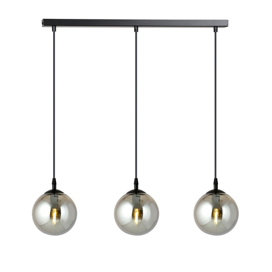 Cosmo 3 pendant light black/graphite