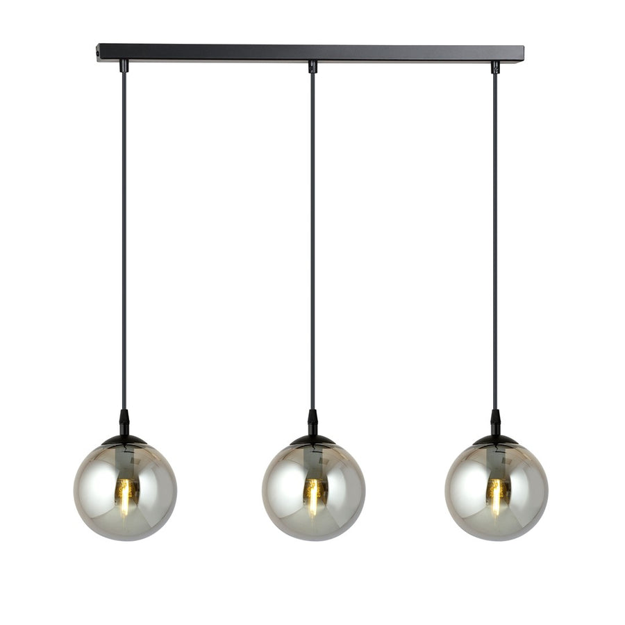 Cosmo 3 pendant light black/graphite