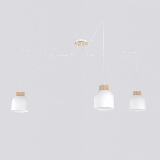 KRU 3 pendant lamp white