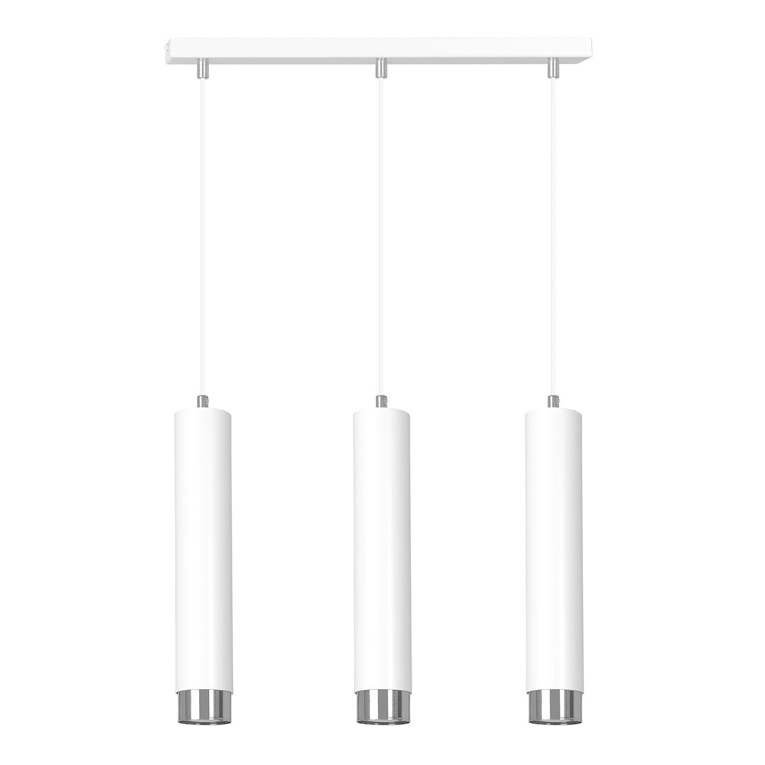Kibo 3 pendant light white/chrome