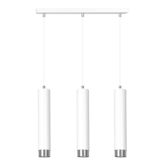 Kibo 3 pendant light white/chrome