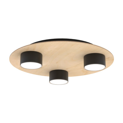 Pixo 3 ceiling lamp black