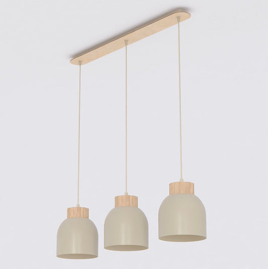 Vigo 3 pendant light mocha
