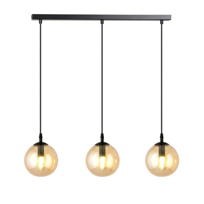 Cosmo 3 pendant light amber