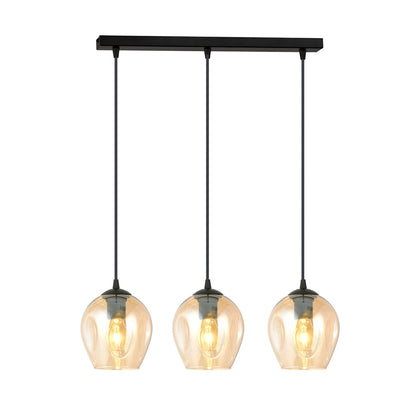 Istar 3 pendant light black/amber