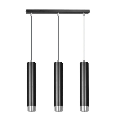 Kibo 3 pendant light black/chrome
