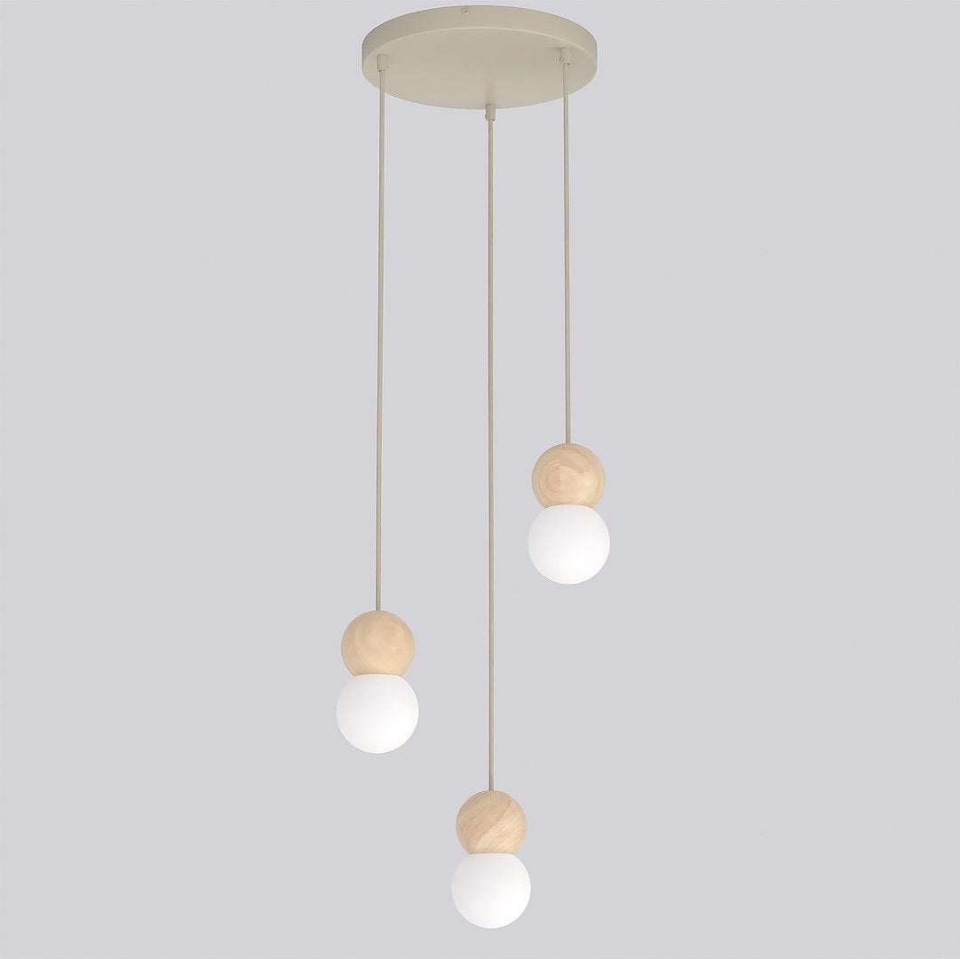Loop 3 pendant light mocha