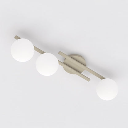 Kairo 3 ceiling lamp mocha/opal